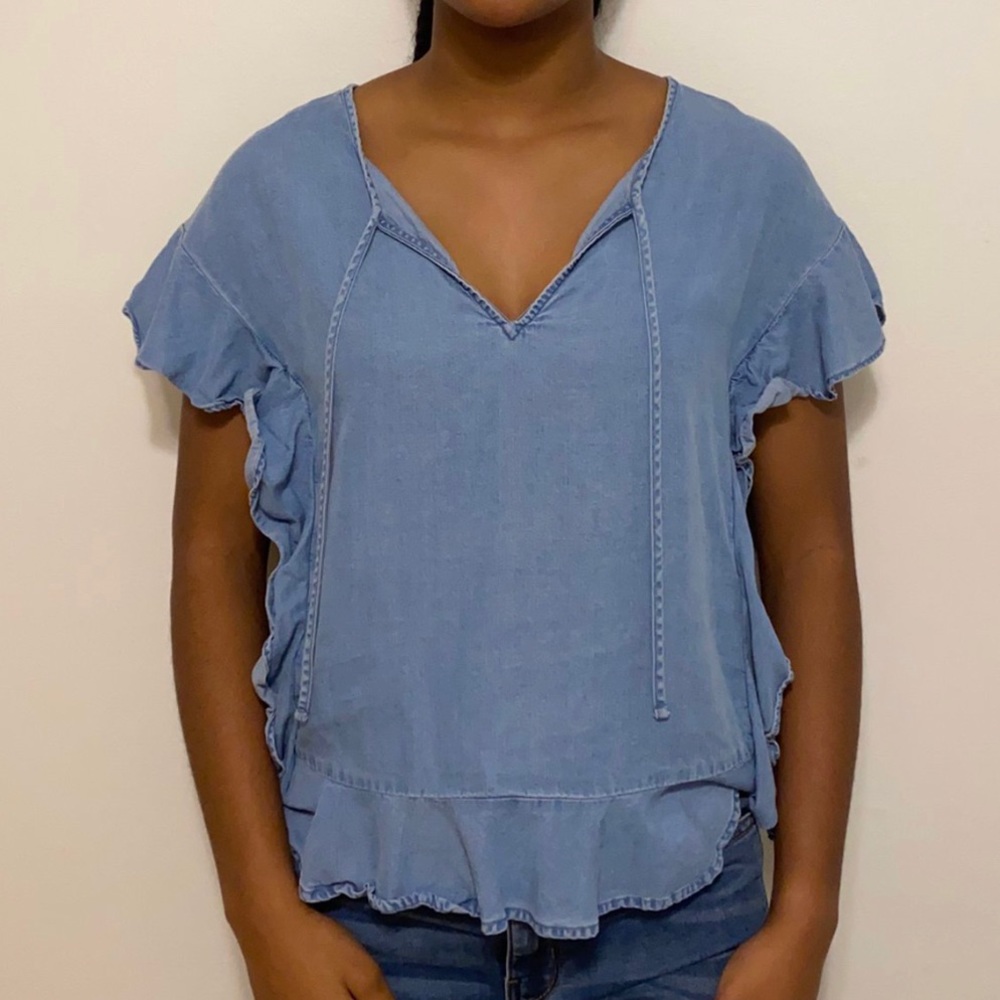 Denim Blue GAP Top